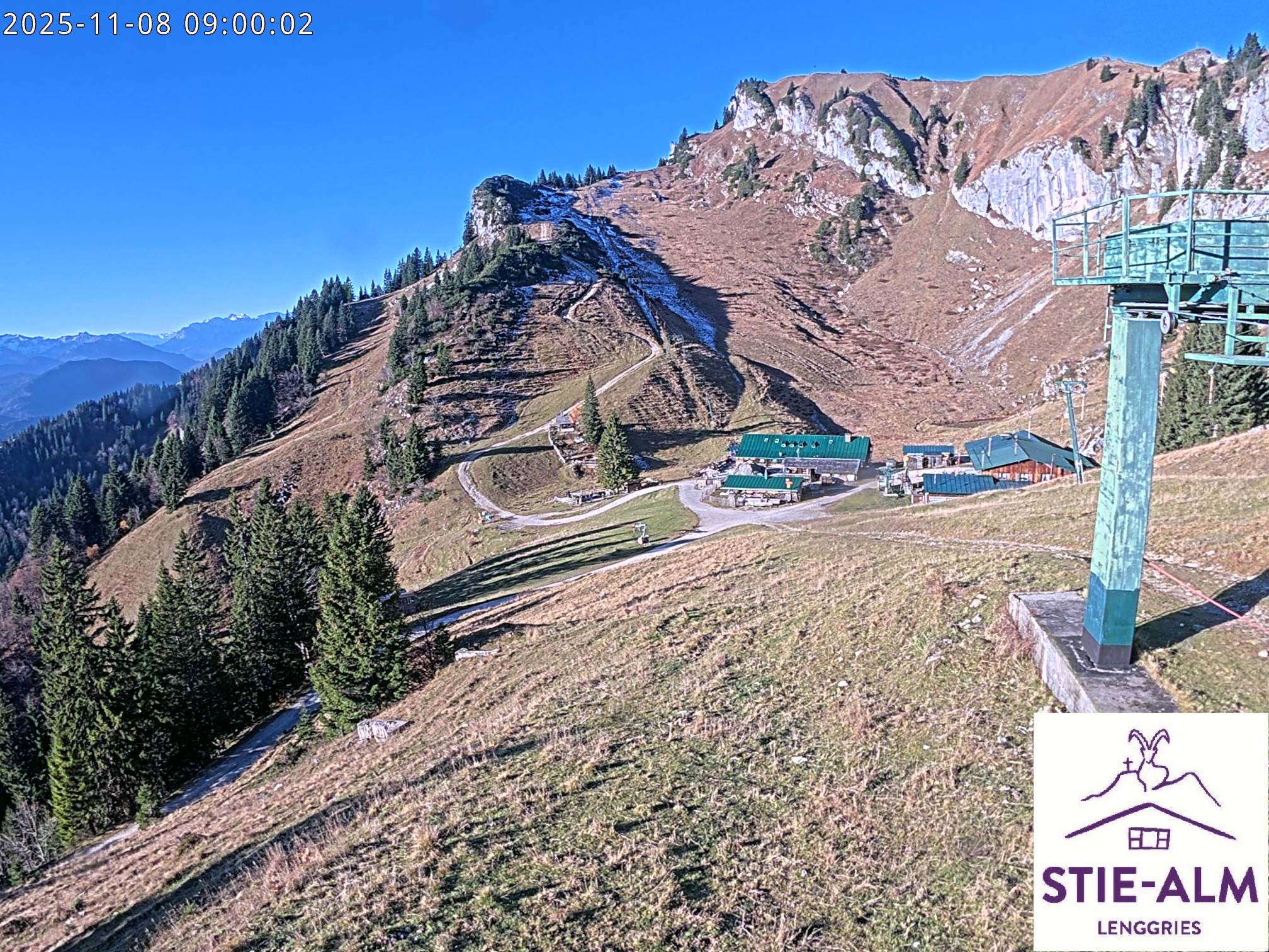 Stie-Alm Webcam Blick vom Idealhang