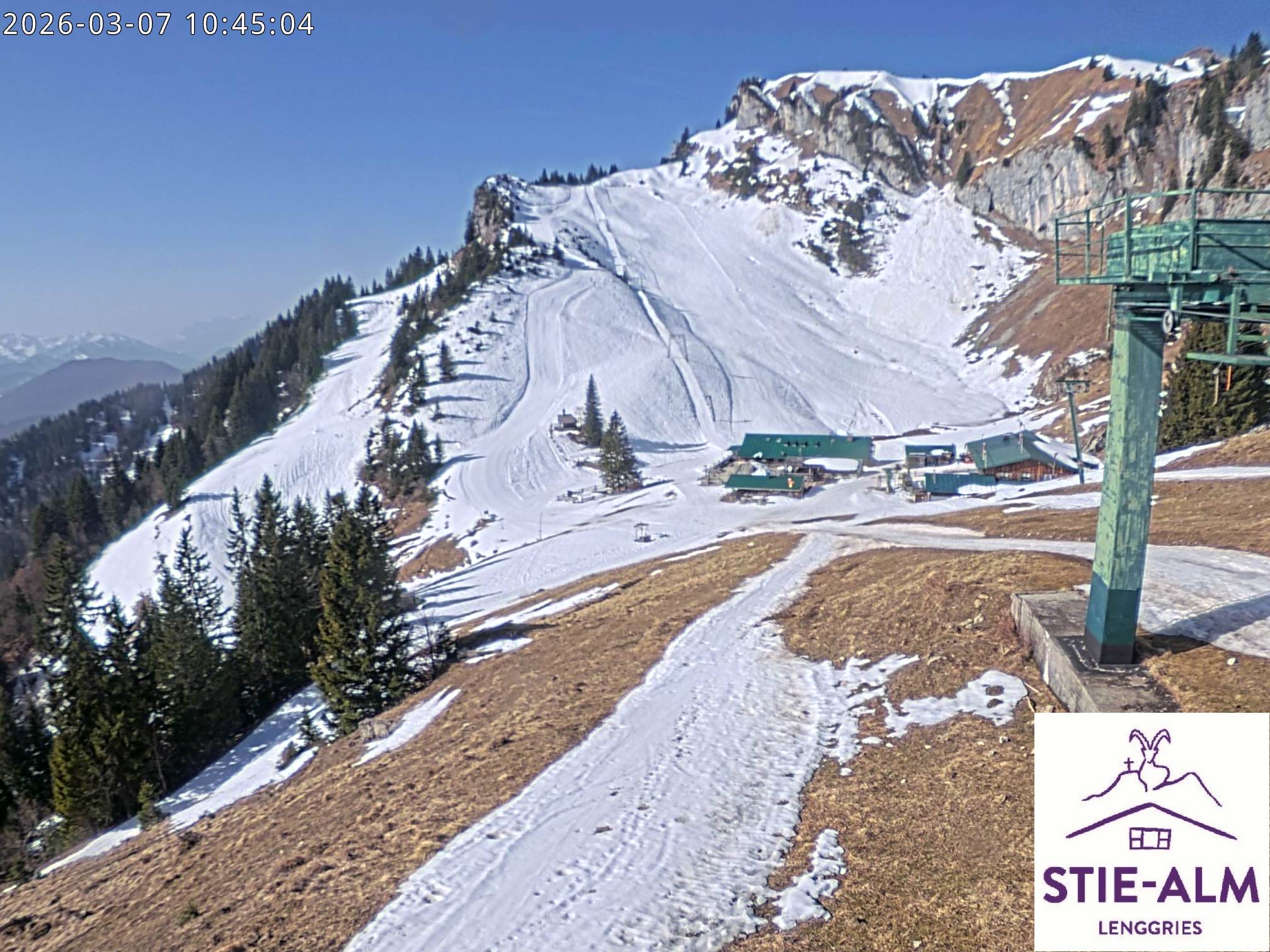 Stie-Alm Webcam Blick vom Idealhang