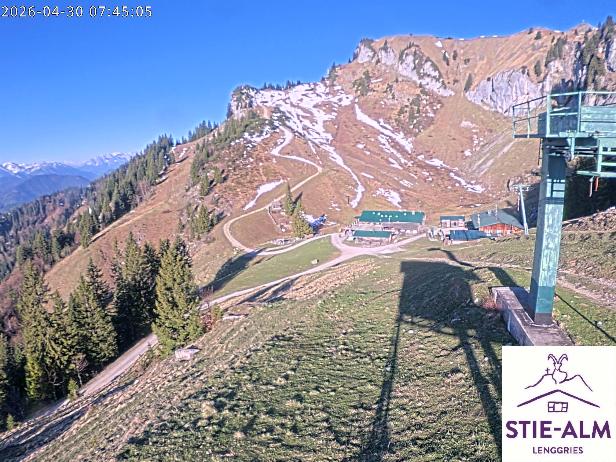 Stie-Alm Webcam Blick vom Idealhang