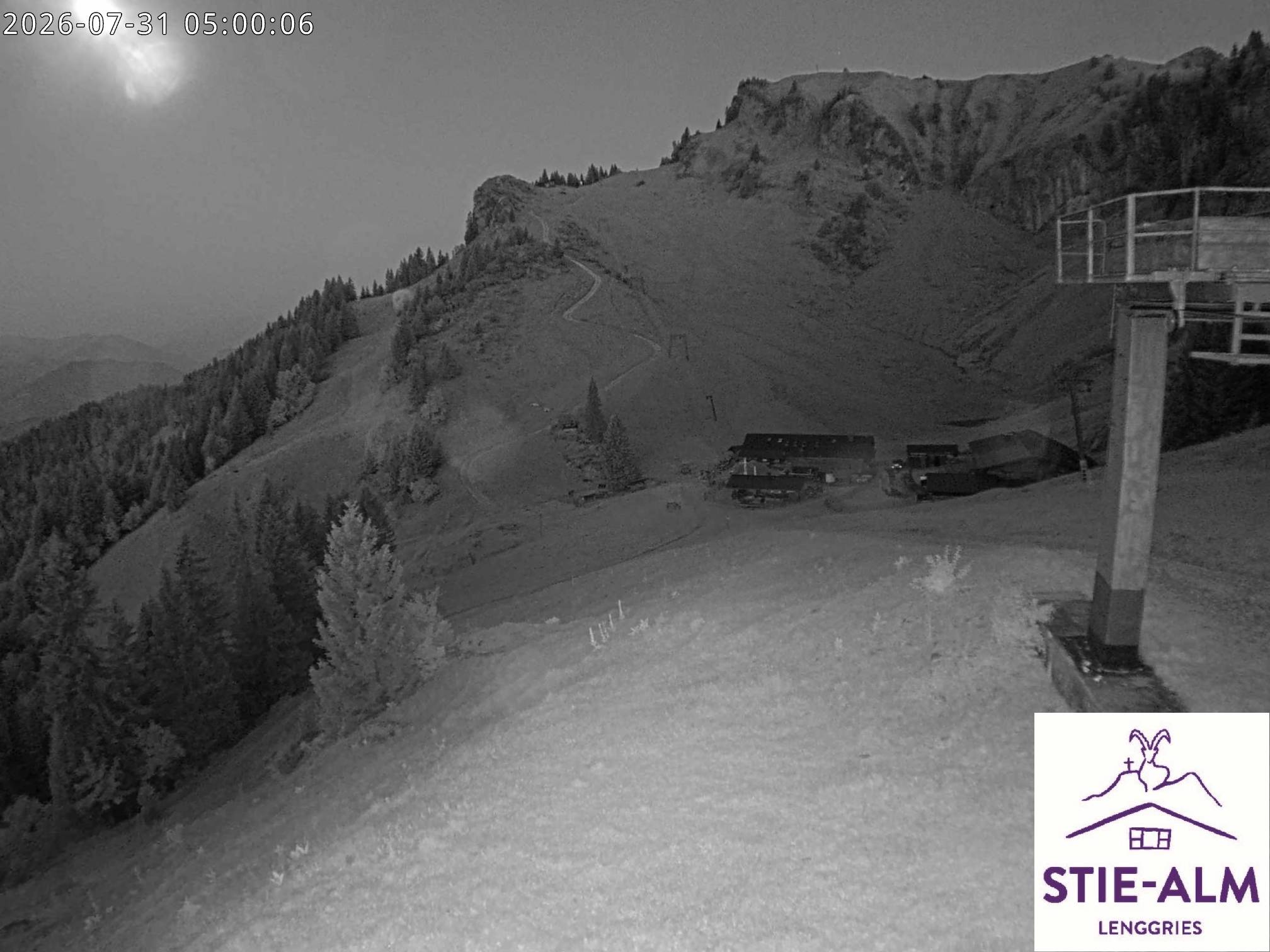 Stie-Alm Webcam Blick vom Idealhang